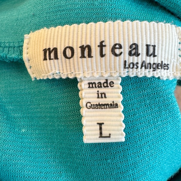 Monteau dress, turquoise, retro style size large. - Picture 9 of 9